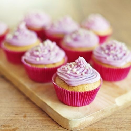 32. Cupcakes de fresa