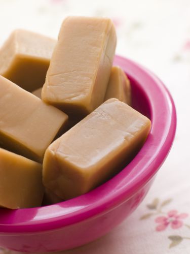 Toffees de dulce de leche