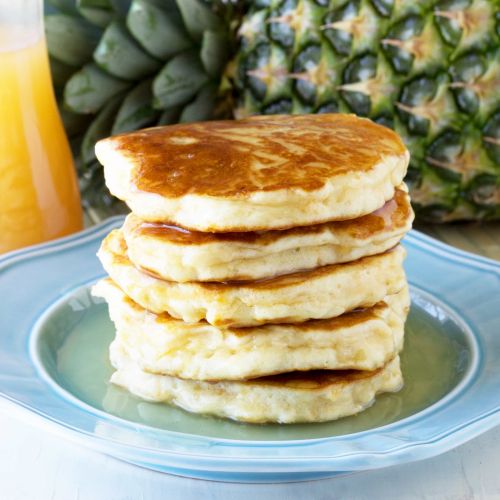 Pancakes con piña