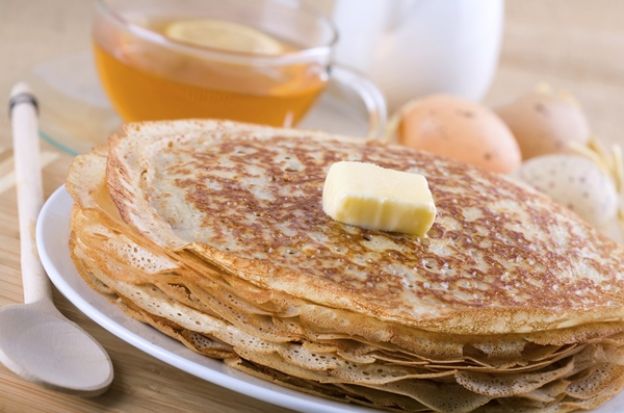 Crêpes con dulce de leche