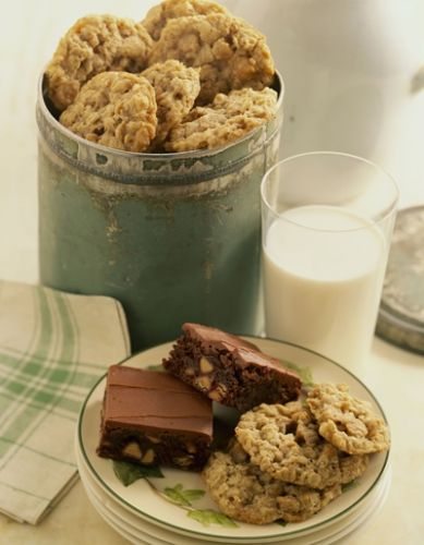 Galletas de avena y chocolate