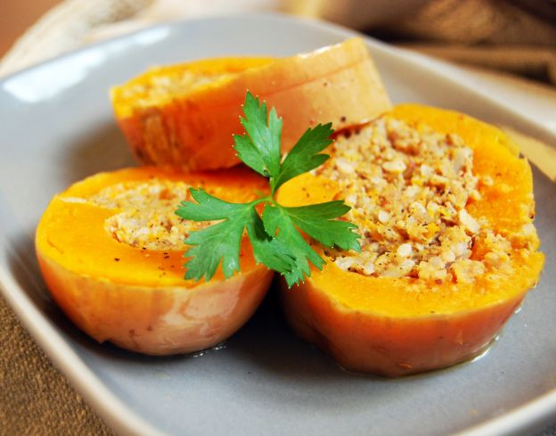 Calabaza rellena de ternera