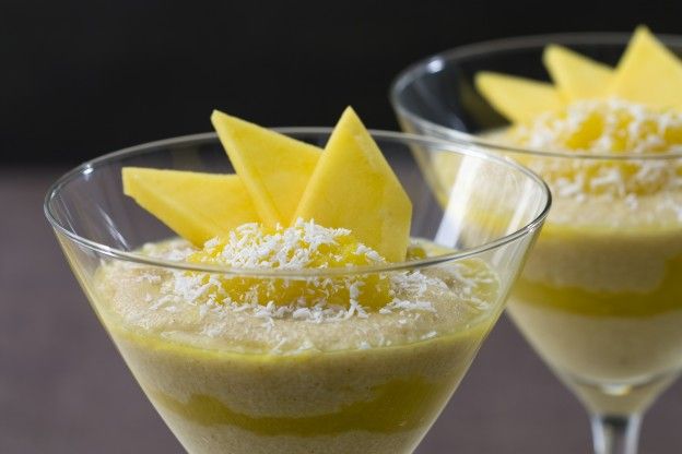 22. Mousse de frutas y sémola