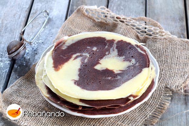 Crêpes marmolados