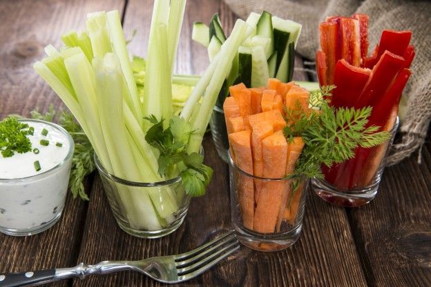 Crudités con Tzatziki