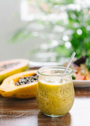 Zumos detox de papaya