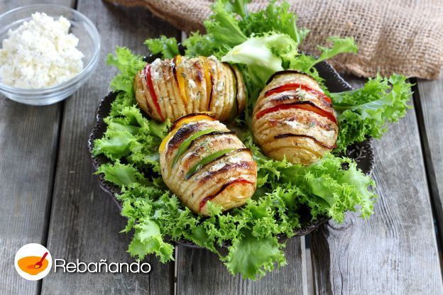 Coloridas y deliciosas PAPAS A LA SUECA