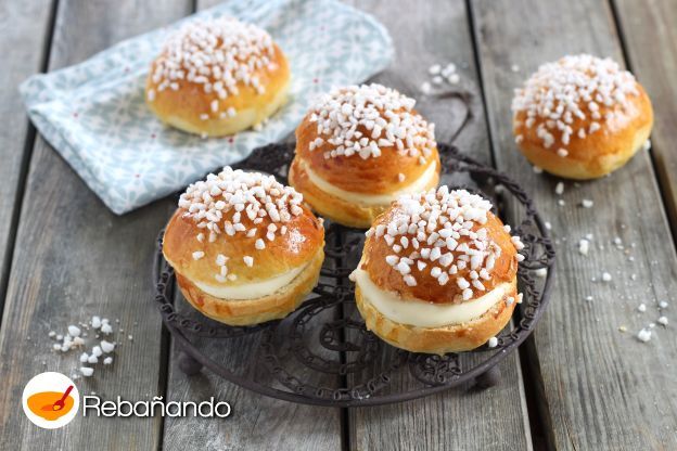 Mini tartas tropéziennes