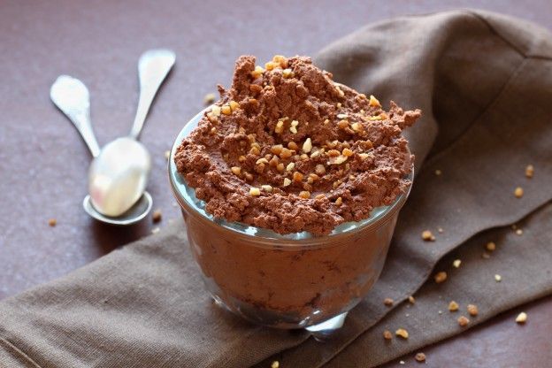 Una mousse de chocolate al agua