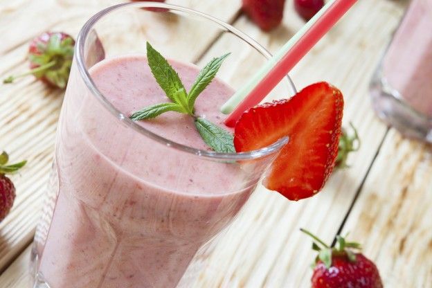 5. Batido de fresas