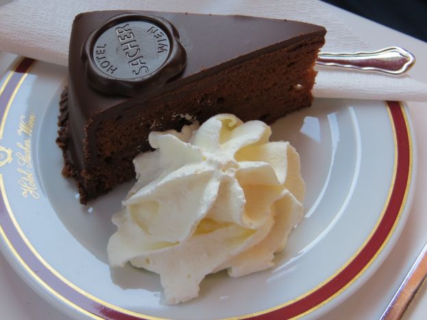 Un trozo de tarta Sacher