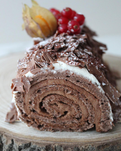 brazo gitano de chocolate