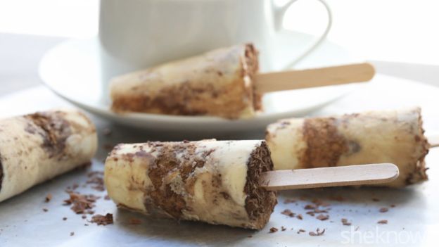 Paletas de tiramisú