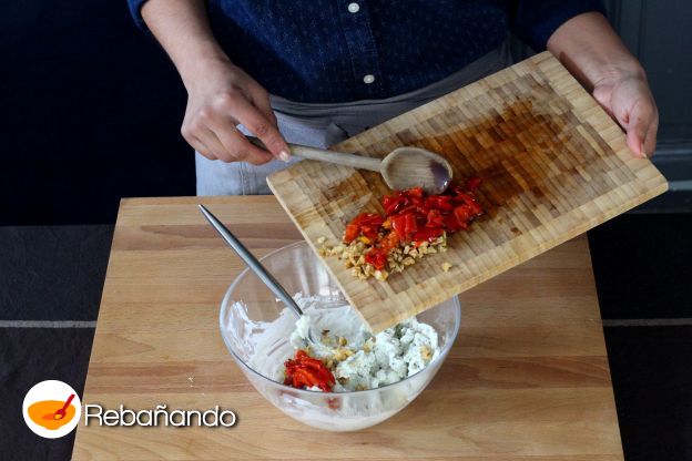 Preparar el relleno V