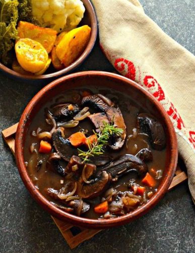 vegan portobello pot roast