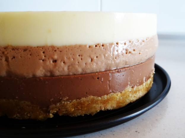 24.- TARTA DE TRES CHOCOLATES