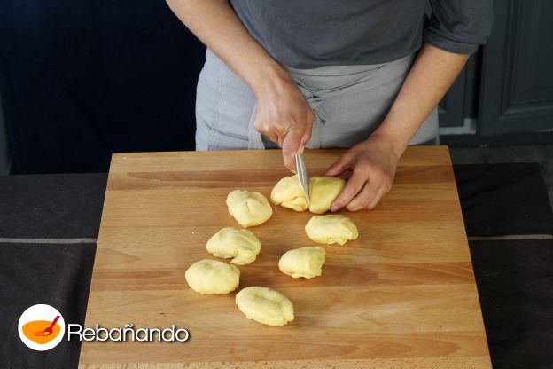 Preparación de las brioches