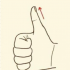 pulgar recto