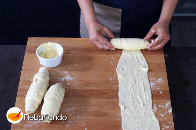 Preparación de los cruffins