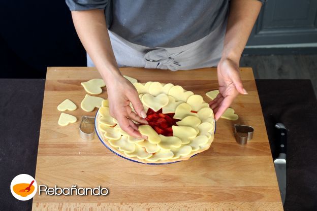 Preparación de la tarta