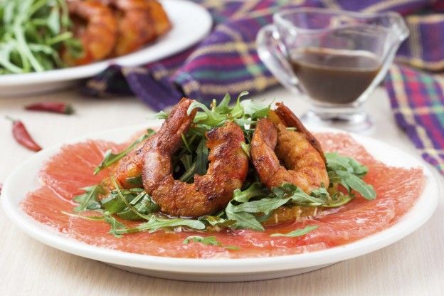 Carpaccio de pomelo