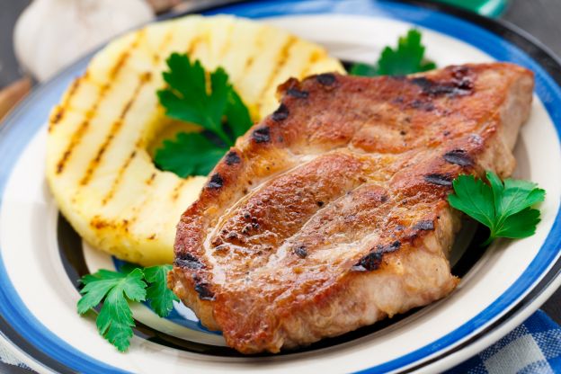 Filetes de cerdo con piña