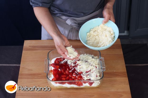 Preparación de la tarta