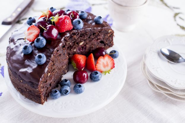 Torta de chocolate y quinoa