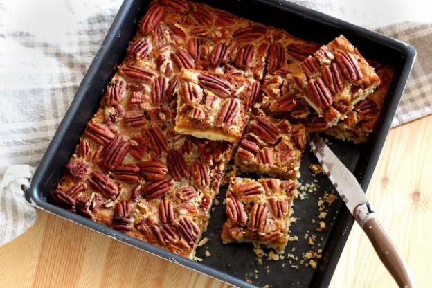 Pastel con nueces de pecán