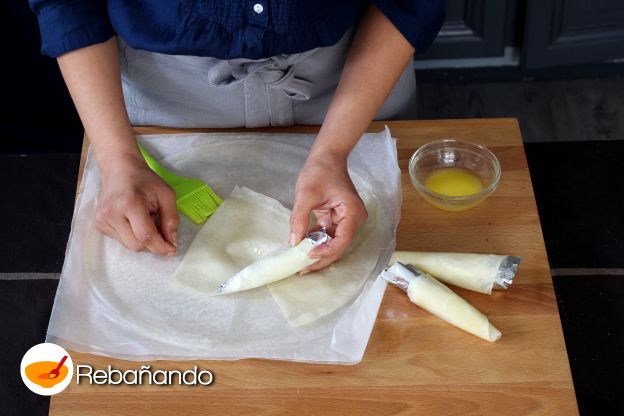 Preparar los conos: paso 3