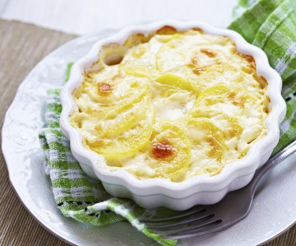 Gratinado de chirivías y patatas