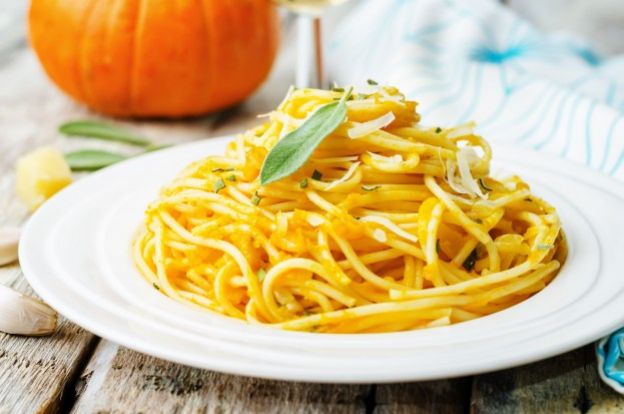 Pasta con calabaza