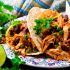 Tacos de tinga de pollo