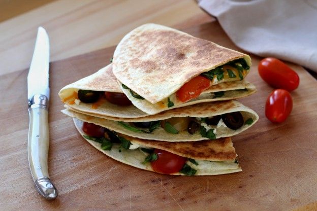 Quesadillas a la griega