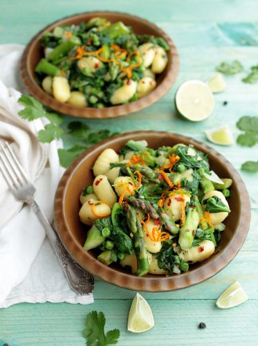 Gnocchi con verduras