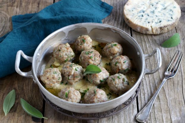 Albóndigas con queso azul