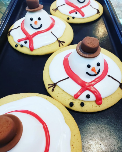 GALLETAS DE MUÑECO DE NIEVE