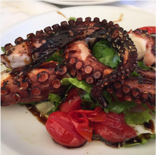 Pulpo a la parrilla