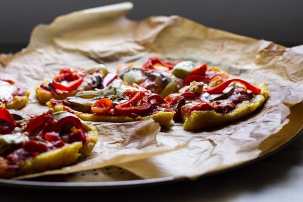 Pizza de polenta