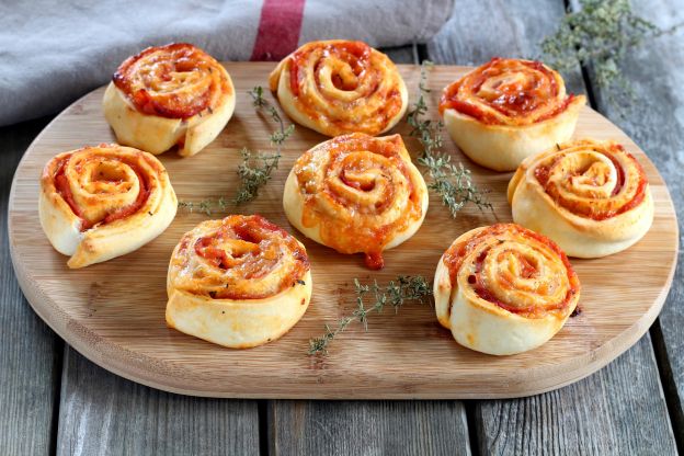 Rollitos de pizza