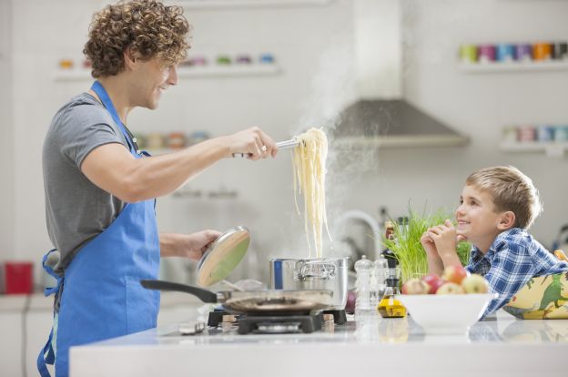 Agregar aceite al cocer la pasta