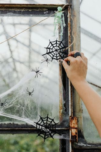 Espeluznante decoración de Halloween