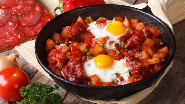 huevos a la flamenca