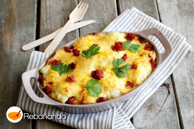 ¡Ya está listo nuestro rico gratinado!