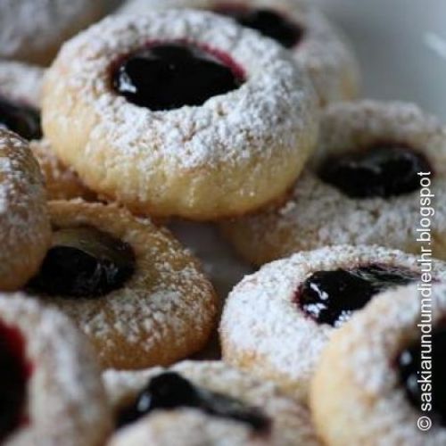 Rosquillas con mermelada