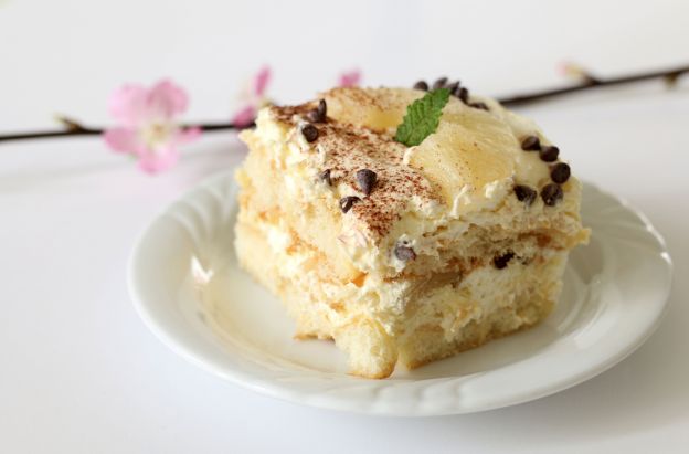 Tiramisú de piña