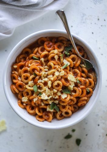 Pastas con  Manchego