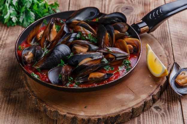 Mejillones italianos a la marinera