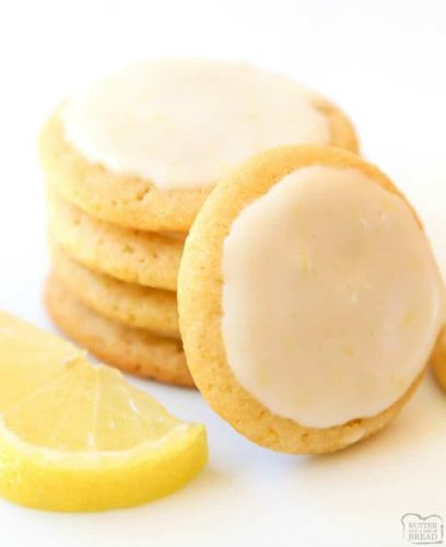 Galletas de limón glaseadas