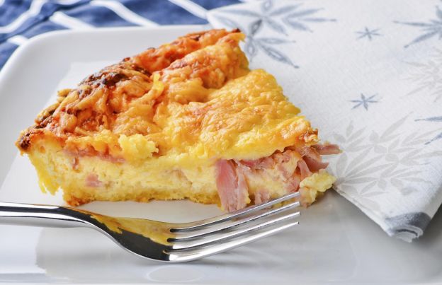 Quiche de jamón